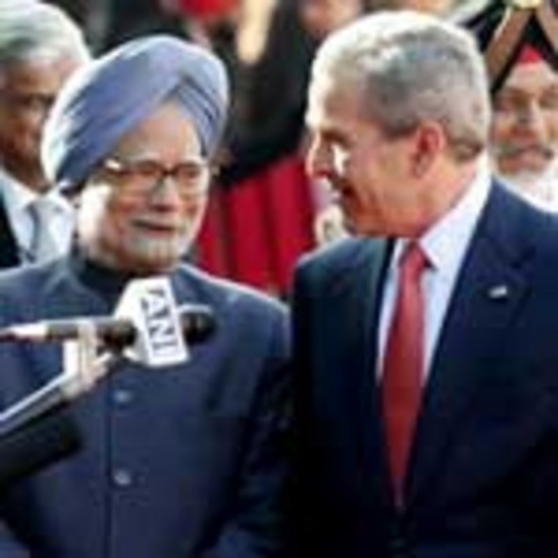 Bush besucht Indien, 2005