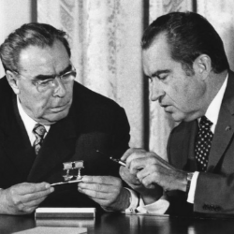 Leonid Breznew und Richard Nixon, 1973. Foto: CIA / gemeinfrei